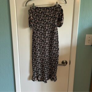 A&F Floral Off-Shoulder Bodycon Dress